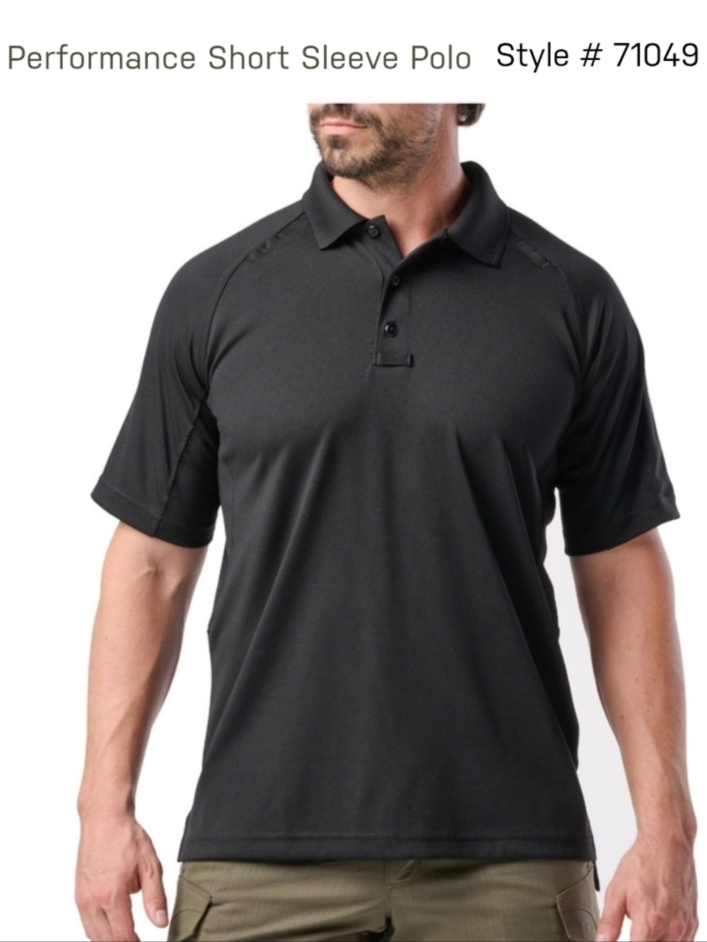 5.11 Tactical‎ Men’s Polo Shirt - Black Medium